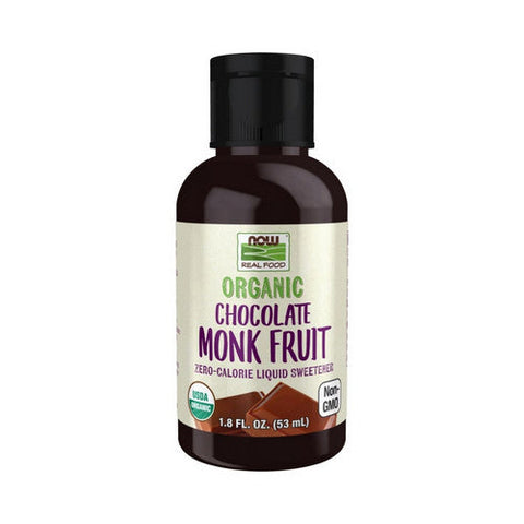 Now Foods, Organic Chocolate Liquid Monk Fruit, 1.8 Oz Now Foods