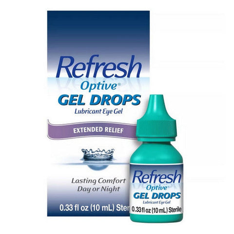 Refresh, Optive Gel Drops Lubricant, 10 ml Refresh