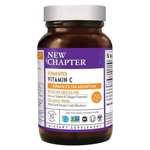 New Chapter, Fermented Vitamin C, 2000 IU, 30 Count New Chapter
