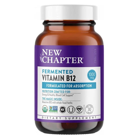 New Chapter, Fermented Vitamin B12, 10 Billion, 30 Count New Chapter