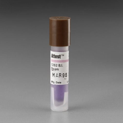 3M, Attest Sterilization Biological Indicator Vial Steam, Box Of 100 3M