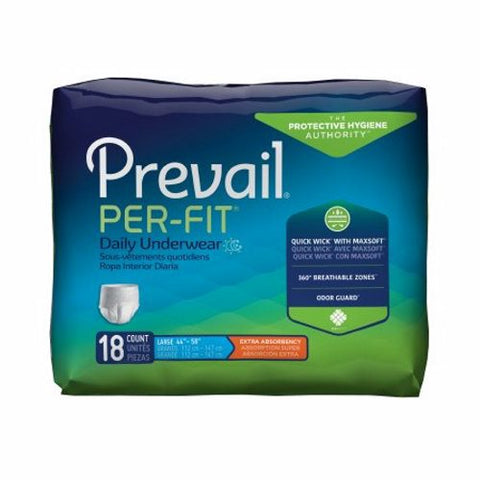 First Quality, Unisex Adult Absorbent Underwear with Tear Away Seams PF-513, Case Of 4 First Quality