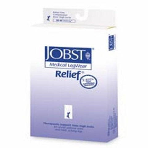 Jobst, Compression Stockings JOBST  Relief  Knee High X-Large Beige Closed Toe, 1 Pair Jobst