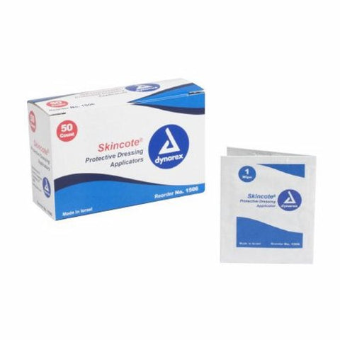 Dynarex, Skin Barrier Wipe Skincote Isopropyl Alcohol, 70% Individual Packet, Count of 1 Dynarex