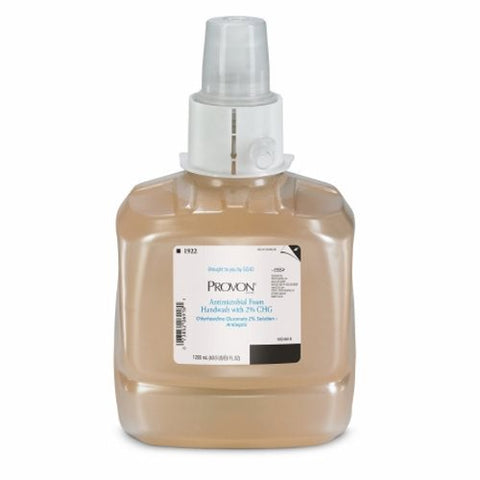 Gojo, Antimicrobial Soap PROVON  Foaming 1,200 mL Dispenser Refill Bottle Unscented, Count of 2 Gojo