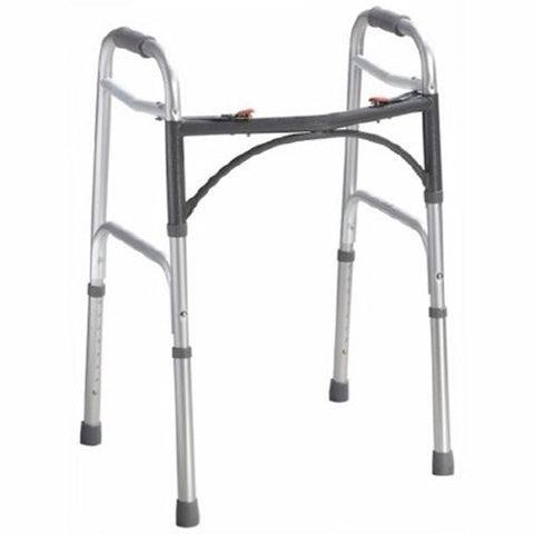 Folding Walker Silver Case of 4 by McKesson