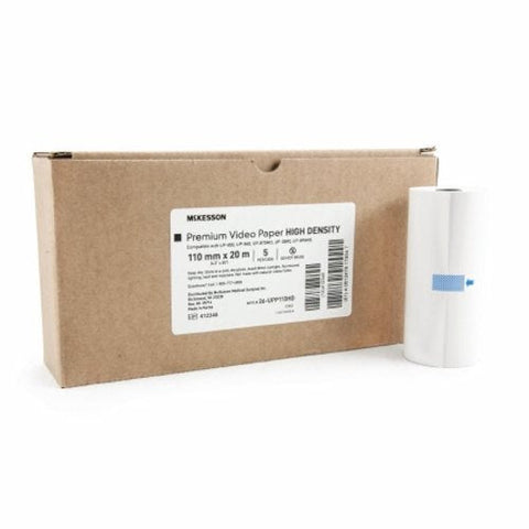 McKesson, Premium Video Paper - High Density 110 mm X 20 Meter Roll, Count of 5 McKesson