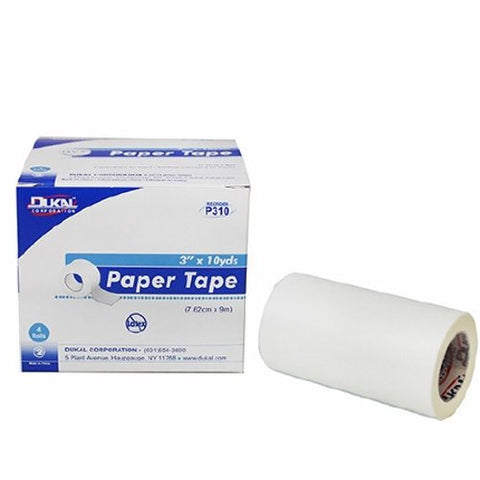Dukal, Medical Tape Dukal Microporous Paper 3 Inch X 10 Yard White NonSterile, Box Of 4 Dukal