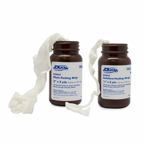 Dukal, Wound Packing Strip Dukal Gauze Non-impregnated 1/4 Inch X 5 Yard Sterile, Box Of 12 Dukal