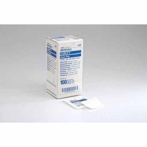 Cardinal, Gauze Sponge Curity Gauze 12-Ply 2 X 2 Inch Square Sterile, Case Of 24 Cardinal