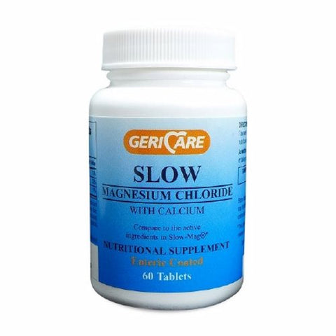 McKesson, Mineral Supplement Geri-Care Magnesium 64 mg Strength Tablet 60 per Bottle, 60 Coated Tablets McKesson