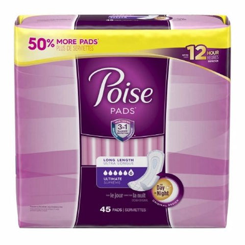 Poise, Bladder Control Pad 15.9 Inch, Pack Of 27 Poise