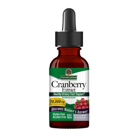 Nature's Answer, Cranberry Extract Alcohol Free, 1 Oz Nature's Answer