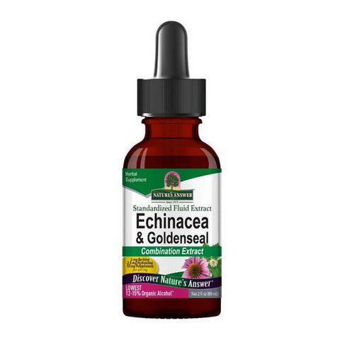 Nature's Answer, Echinacea And Goldenseal, 2 Oz Nature's Answer