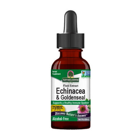 Nature's Answer, Echinacea And Goldenseal Alcohol-Free, 2 Oz Nature's Answer