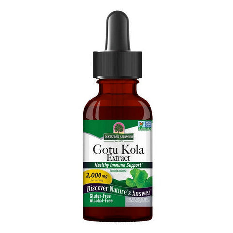 Nature's Answer, Gotu Kola Extract Alcohol-Free, 2000 Mg, 1 Oz Nature's Answer