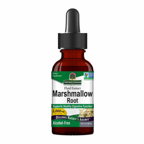Nature's Answer, Marshmallow Root Fluid Extract Alcohol-Free, 2000 Mg, 1 Oz Nature's Answer