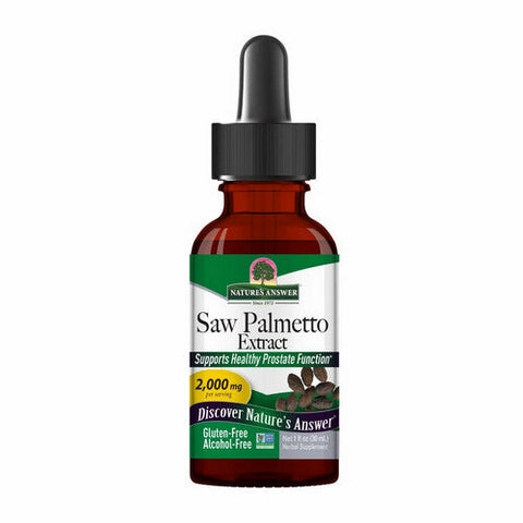 Nature's Answer, Saw Palmetto Berries Alcohol Free, 2000 Mg, 1 Oz Nature's Answer