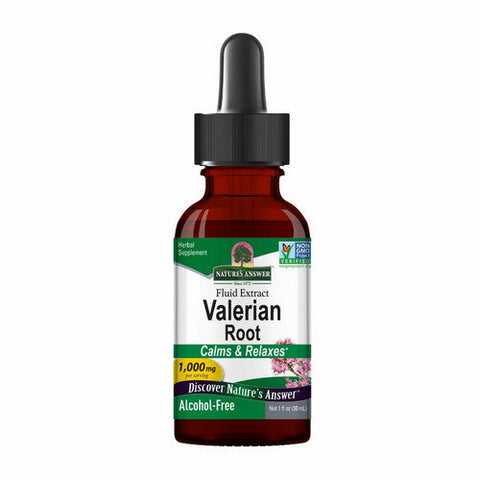 Nature's Answer, Valerian Root Liquid Extract Alcohol Free, 1000 Mg, 1 Oz Nature's Answer