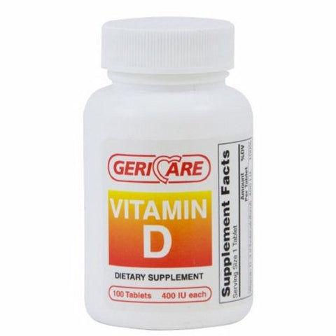 McKesson, Vitamin Supplement Geri-Care Vitamin D 400 IU Strength Tablet 100 per Bottle, Count of 1 McKesson