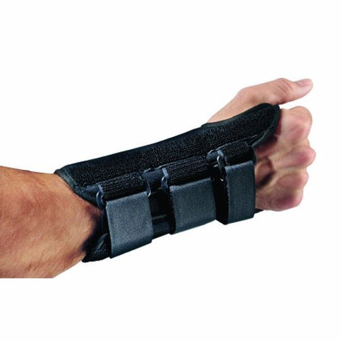 DJO, Wrist Splint PROCARE  ComfortForm Palmar Stay Aluminum / Foam / Lycra Right Hand Black X-Large, Count of 1 DJO