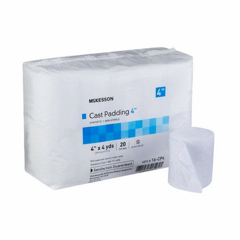 McKesson, Cast Padding Undercast 4 Inch X 4 Yard Polyester NonSterile 16-CP4, Count of 20 McKesson