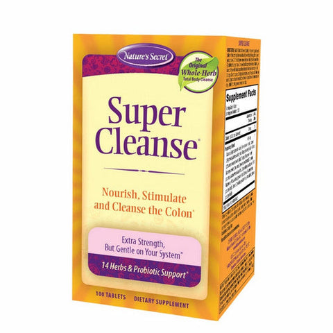 Nature's Secret, Super Cleanse, 100 Tabs Nature's Secret