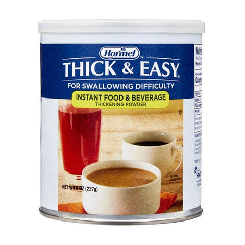 Hormel, Food and Beverage Thickener Thick & Easy  8 oz. Container Canister Unflavored Powder Consistency Var, Count of 12 Hormel