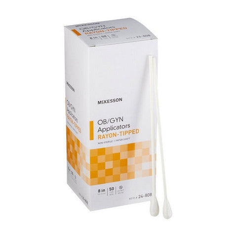McKesson, OB/GYN Swabstick McKesson 8 Inch NonSterile, Box Of 50 McKesson