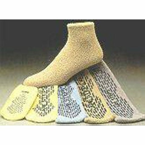 Care-Steps, Slipper Socks Care-Steps  Adult Large Tan Above the Ankle, Count of 48 Care-Steps