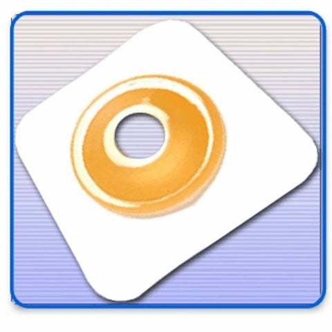 Genairex, Ostomy Barrier Securi-T  Pre-Cut, Extended Wear Tape Collar 1-3/4 Inch Flange Two-Piece Systems 7/8, Box Of 5 Genairex