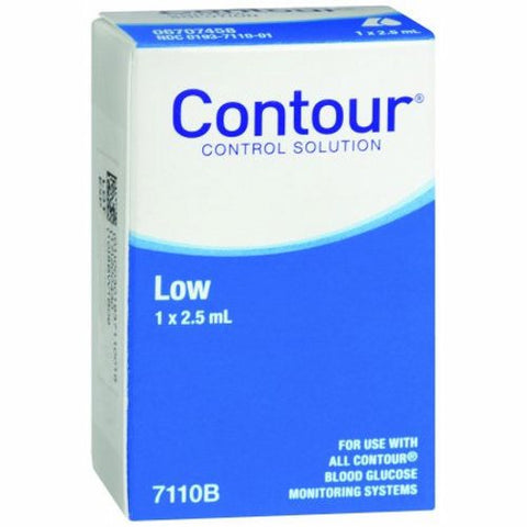 Control Solution Contour  Blood Glucose Testing 2.5 mL Low Level 1 Each by Contour