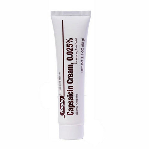 Rugby, Capsaicin 0.025% Cream Penetrating Pain Relief, 2.1 Oz Rugby