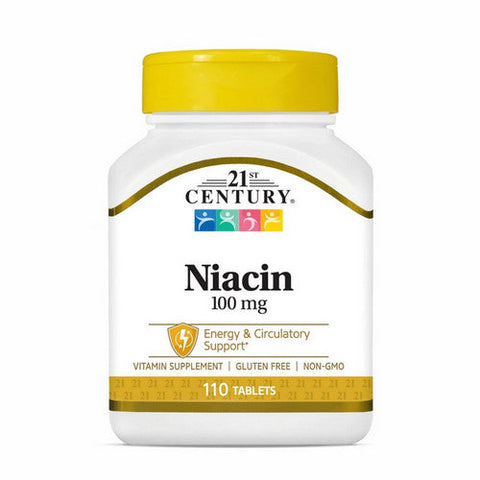 21st Century, Niacin, 100 Mg, 110 Tabs 21st Century
