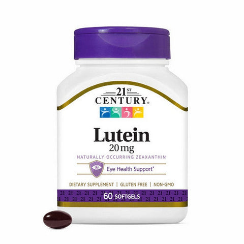 21st Century, Lutein, 200 Mg, 60 Softgels 21st Century