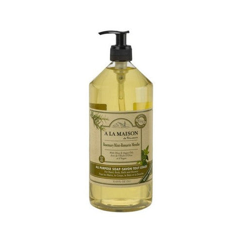A La Maison, Liquid Soap Rosemary Mint, 33.8 Oz A La Maison