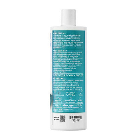 Essential Oxygen, Organic Brushing Rinse, Wintergreen 16 Oz Essential Oxygen