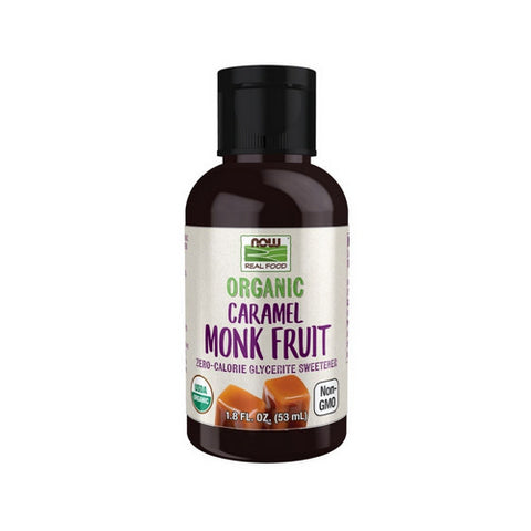 Now Foods, Organic Monk Fruit Caramel Liquid, 1.8 Oz Now Foods