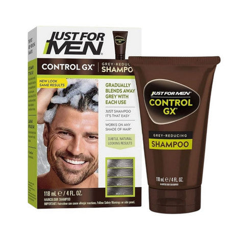 Just For Men, Control Gx Gradual Grey-Reducing Shampoo For Dark Shades, 4 Oz Just For Men