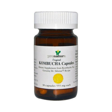 Pronatura, Kombucha Capsules, 555 Mg, 30 Caps Pronatura