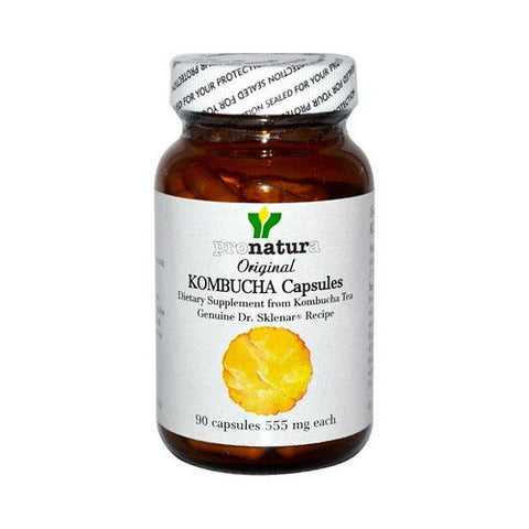 Pronatura, Kombucha Capsules, 555 Mg, 90 Caps Pronatura