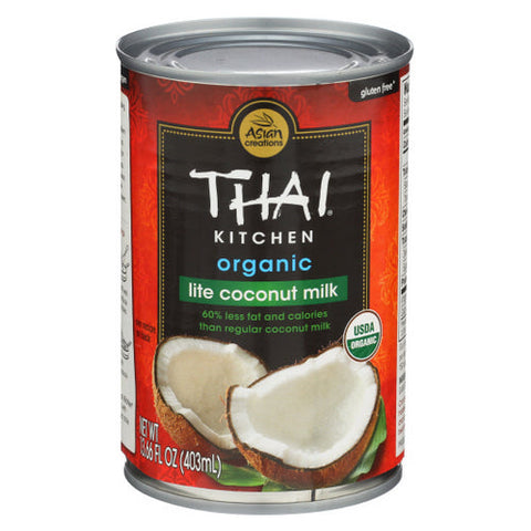 Thai Kitchen, Organi C Coconut Milk Lite, 13.66 Oz(Case Of 12) Thai Kitchen