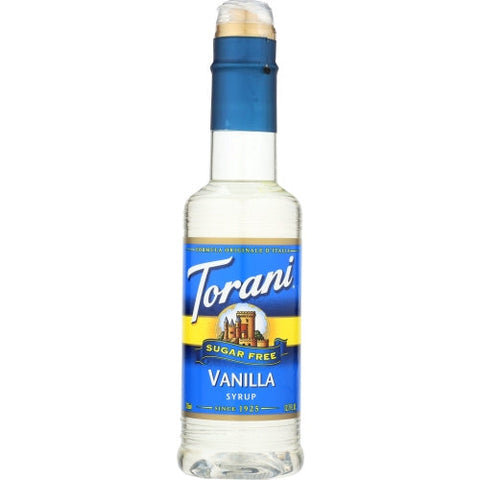 Torani, Sugar Free Vanilla Coffee Syrup, 12.7 Oz(Case Of 4) Torani
