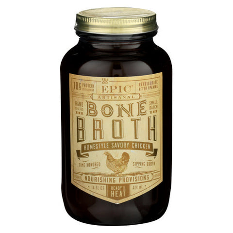 Epic, Bone Broth Homestyle Savory Chicken, 14 Oz(Case Of 6) Epic