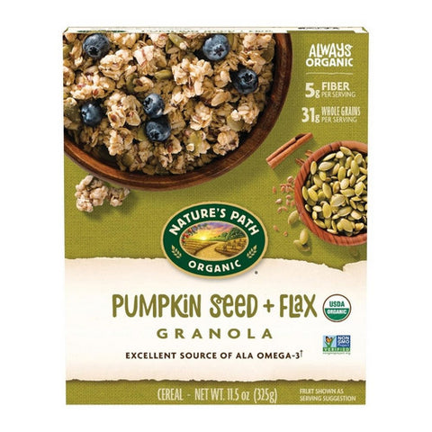 Organic Pumpkin Seed + Flax Granola 11.5 Oz(Case Of 12) by Natures Path