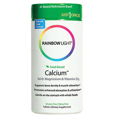 Calcium With Magnesium And Vegan D3 Plus 90 Tabs by Rainbow Light
