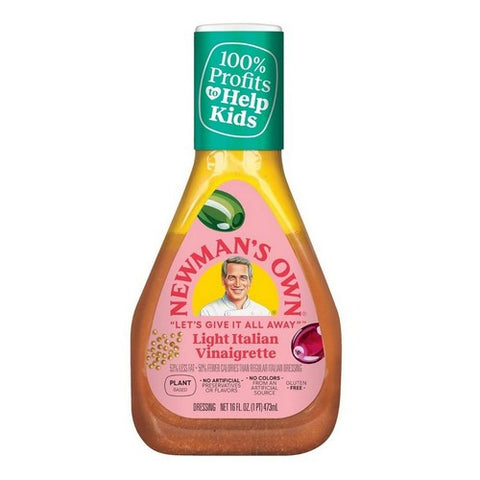 Newman's Own, Dressing Light Italian Vinaigarete, 16 Oz(Case Of 6) Newman's Own