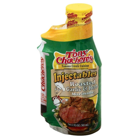 Tony Chachere's, Injectable Roasted Garlic And Herb Marinade, 17 Oz(Case Of 6) Tony Chachere's