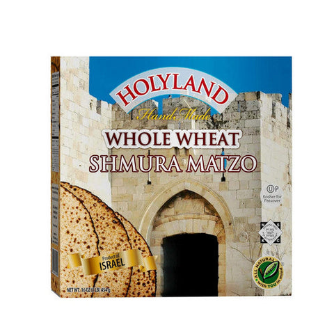 Holy Land, Matza Shmura Whl Wht Hmma, 16 Oz(Case Of 12) Holy Land
