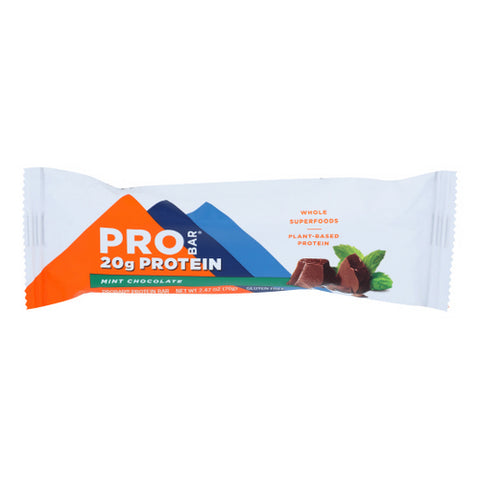 Probar, Organic Mint Chocolate Core Bar, 2.46 Oz(Case Of 12) Probar